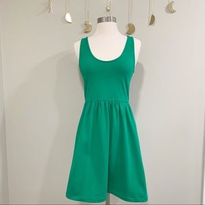 J.Crew Skater Dress. Fit and Flare. Green. XS/SP.